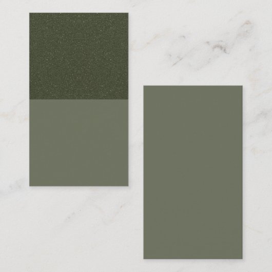 Carte de réduction Moss Green Split moderne - Pers (Devant / Derrière)