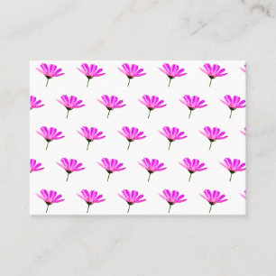 Carte De Réduction Motif Marguerite Rose