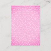 Carte de réduction motif rose (Dos)
