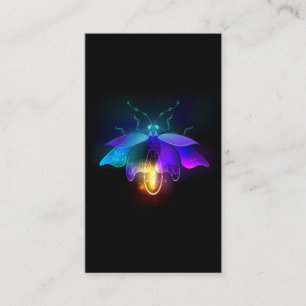 Carte De Réduction Neon Firefly sur noir
