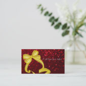 Carte De Réduction Noël de chèque-cadeau de bon de vacances de (Debout devant)