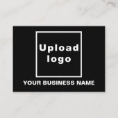 Carte de réduction noire pour entreprise (Dos)
