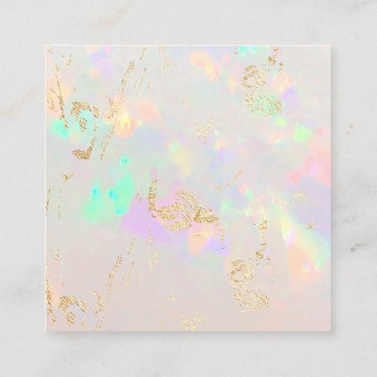 carte de réduction opale gemstone (Dos)