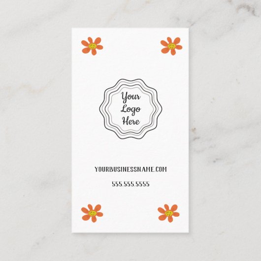 Carte de réduction Orange (Dos)