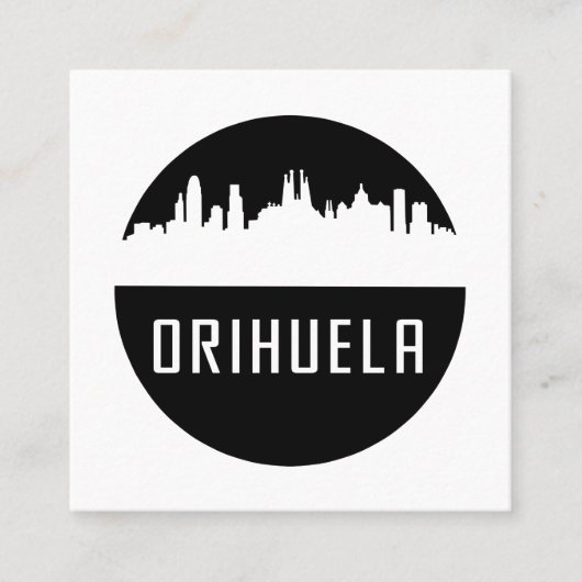 Carte De Réduction Orihuela | cities of Spain (Devant)