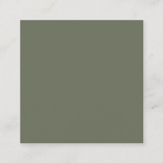 Carte de réduction ou d'insertion verte de mousse  (Devant)