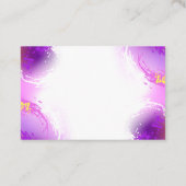 Carte De Réduction Papillons Monarque sur Arrière - plan pourpre (Dos)