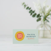 Carte De Réduction Parfums doux Fleur de tournesol Faisy CUSTOM Initi (Debout devant)