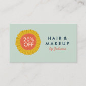 Carte De Réduction Parfums doux Fleur de tournesol Faisy CUSTOM Initi (Devant)