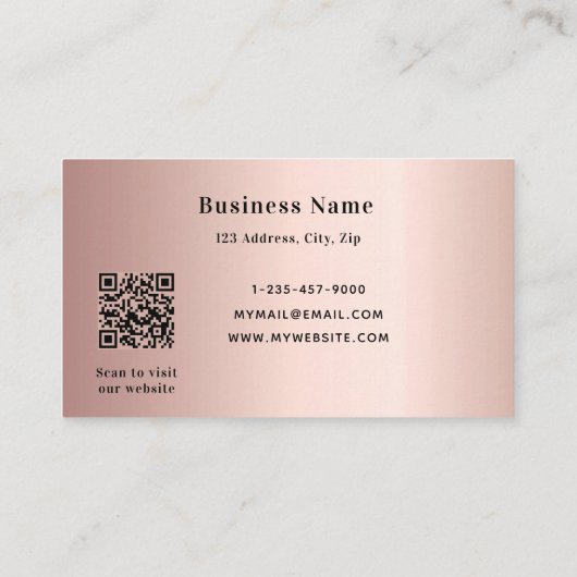 Carte De Réduction Parties scintillant en or noir rose poussière de   (Dos)