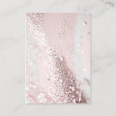 Carte de réduction Parties scintillant moderne (Dos)