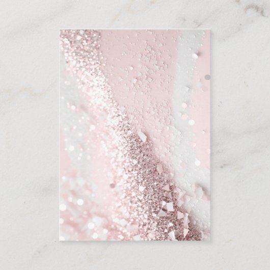 Carte de réduction Parties scintillant moderne (Dos)