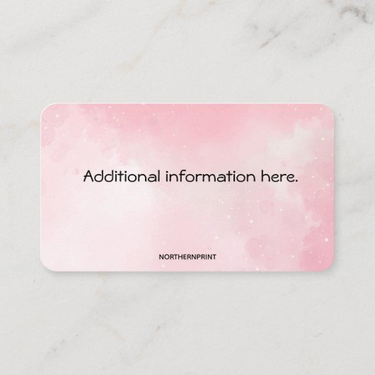 Carte De Réduction Pass 10 classes de remise en forme modifiable (Dos)