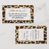 Carte De Réduction Patters d'Or Brown (Devant / Derrière)