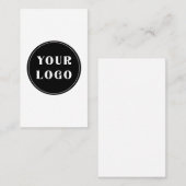 Carte De Réduction personnalisé, unique, élégant et minimaliste (Devant / Derrière)