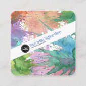 Carte De Réduction Personnaliser l'entreprise | Articles d'art (Dos)