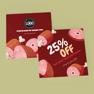 Carte De Réduction Personnaliser l'entreprise   Boutique