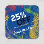 Carte De Réduction Personnaliser l'entreprise | Société de fruits tro (Devant)