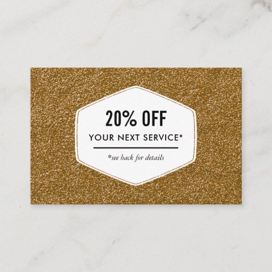 Carte De Réduction Petite entreprise promotionnelle (Devant)