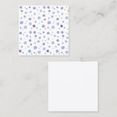 Carte De Réduction pois peint à la main (Devant / Derrière)