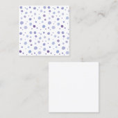 Carte De Réduction pois peints à la main (Devant / Derrière)