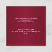Carte de réduction pour Salon de Beauté & Vin de B (Dos)