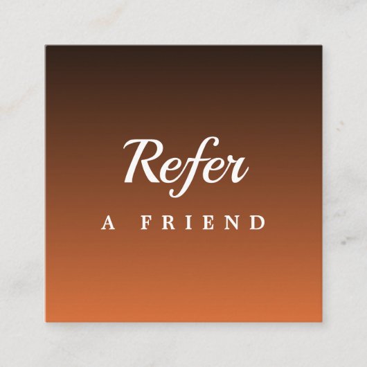 Carte De Réduction Professional Salon & Spa Referral Card | Editable  (Devant)