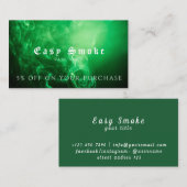 Carte de réduction professionnelle Vape Shop (Devant / Derrière)