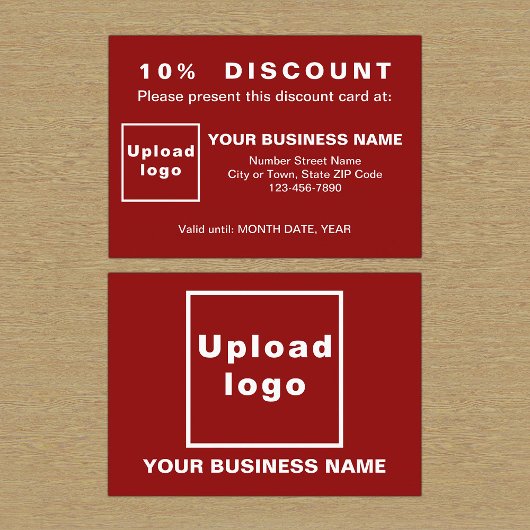 Carte de réduction Red Business
