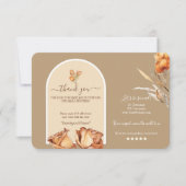 Carte de réduction Retro Arch Flower Business Merc (Devant)