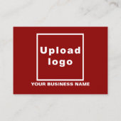 Carte de réduction rouge Halloween d'affaires (Dos)