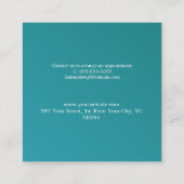 Carte de réduction Salon de beauté Lèvres vertes t (Dos)