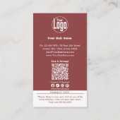 Carte De Réduction Salon des cheveux Smoky Topaz $10 Off (Dos)