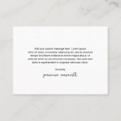 Carte De Réduction Simple Élégant médias sociaux icônes QR Code moder (Dos)