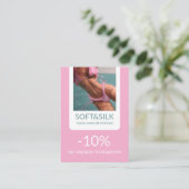Carte De Réduction Soft and stylish discount card (Debout devant)