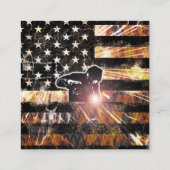 Carte De Réduction Soudage des étincelles et flammes (Dos)