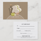Carte De Réduction Spa de beauté - Un cadeau pour vous (Devant / Derrière)