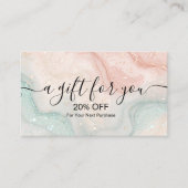 Carte de réduction Splash Liquid Parties scintilla (Devant)