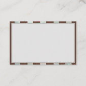 Carte De Réduction Steampunk Clock and Turquoise Roses on Striped (Dos)