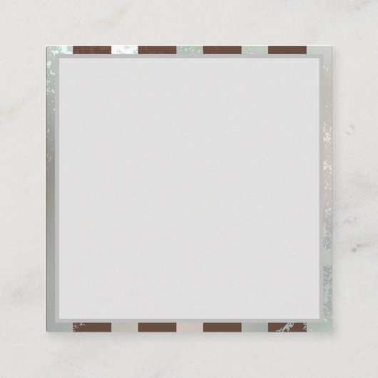 Carte De Réduction Steampunk Clock and Turquoise Roses on Striped (Dos)