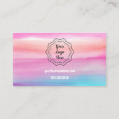 Carte de réduction sur l'aquarelle (Dos)