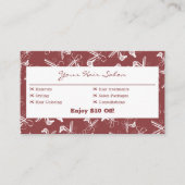 Carte De Réduction Tablette professionnelle Smoke Topaz & Coiffeur bl (Devant)