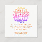 Carte De Réduction tache d'orange de certificat-prime (Dos)