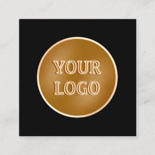 Carte De Réduction Thank You Business Logo Modern Minimalist Black