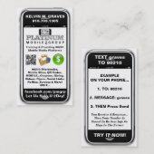 Carte De Réduction Tombes Card2 de pmg (Devant / Derrière)