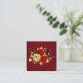 Carte De Réduction Trois roses de joaillerie (Debout devant)