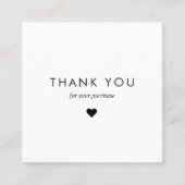 Carte De Réduction Typographie blanche personnalisée Entreprise Code (Devant)