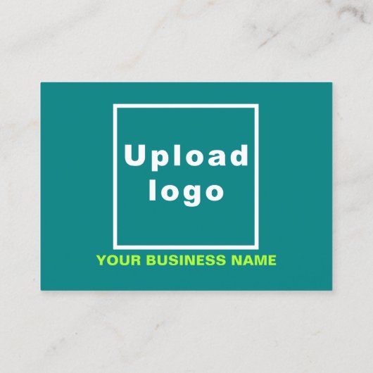 Carte de réduction verte Turquoise pour Noël d'aff (Dos)