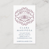 Carte De Réduction Vins Roses mystiques Boho Beauté illustrée (Dos)