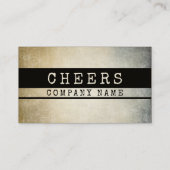 Carte De Réduction Vintage Bloody Stain Boisson Libre (Dos)